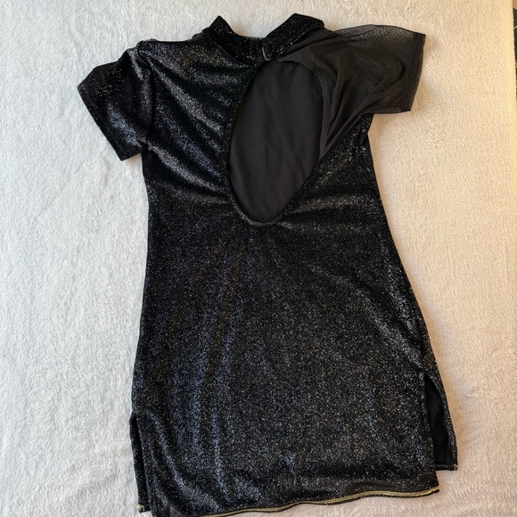 Black and Gold Dance Dress - Picture 3 of 13